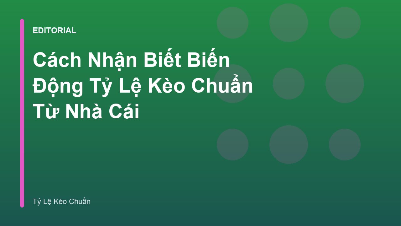 Biểu đồ minh họa biến động tỷ lệ kèo bóng đá